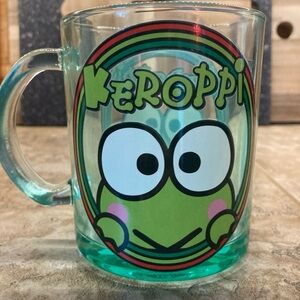 Keroppi Glass Mug - Green